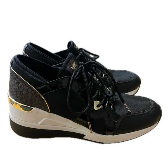 MICHAEL Michael Kors Women's Liv Trainer Logo Sneakers, 8.5M - Picture 11 of 15